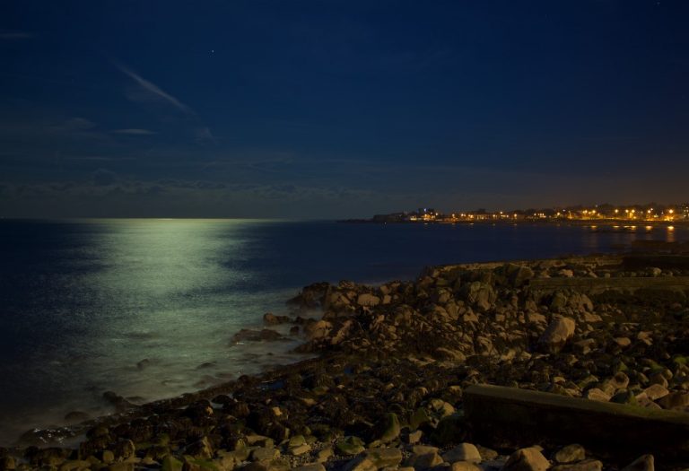CC0 High-Resolution lights night Ocean sea sky Stock View water free photo CC0