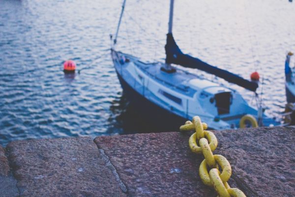 CC0 Chain Dock Dublin High-Resolution Ireland Ocean sea Stock water Yacht yellow free photo CC0