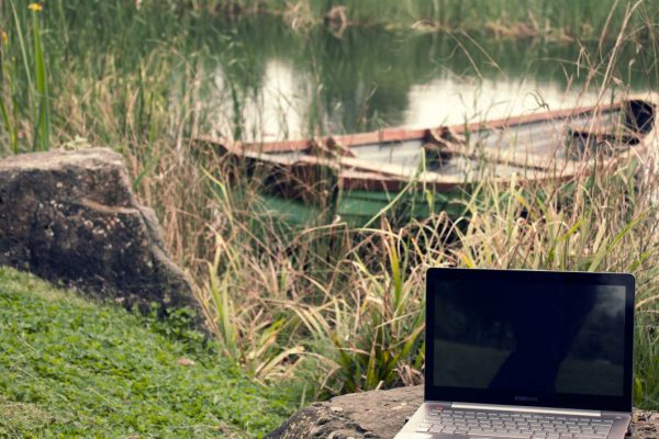 boat CC0 computer Float green High-Resolution lake laptop Ship Stock tech free photo CC0