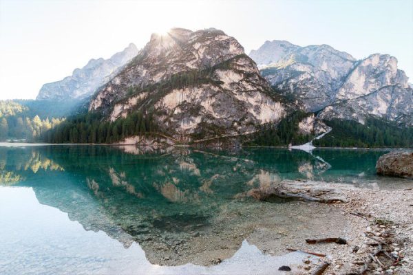 blue clear lake Landscapes Mountain sky Wallpaper free photo CC0