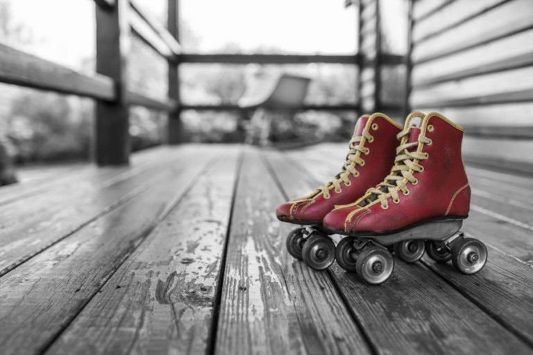 fitness Old red Retro Roller Sport free photo CC0