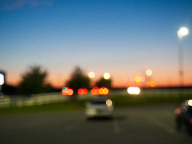 blurred bokeh cars Dusk Highway lights Motion movement road free photo CC0