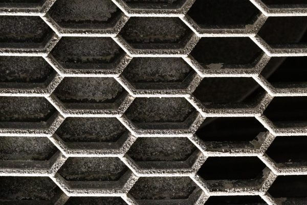 automobile automotive car Close-Up crusted dirty grille mesh Pattern salt shapes free photo CC0