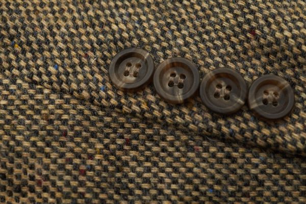 Button Buttons classic Closeup cloth clothing coat design fabric macro Retro Suit texture thread Tweed Wool free photo CC0