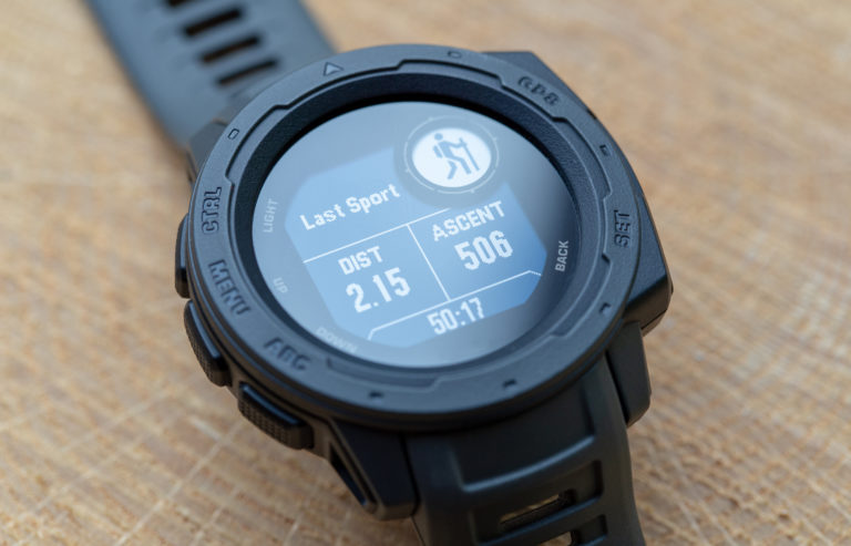 black Clock distance gps hiking portable smartwatch statistics table tracker watchface wood wristwatch free photo CC0