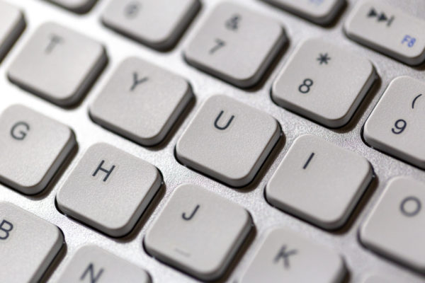 picography white keyboard keys up close