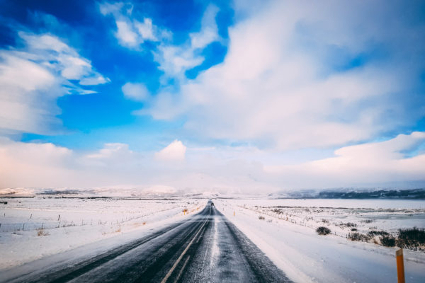 asphalt blue clouds Cold Country frost Frozen Ice iceland mountains nature outdoors Outside road rural sky snow travel tundra white Winter free photo CC0