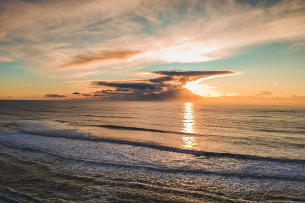 Background Beach clouds Coast Dusk hd wallpaper horizon nature Ocean oceanscape orange outdoors Outside peaceful Scenic sea sky Sunlight sunset travel water Waves free photo CC0