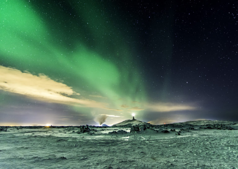 astro aurora aurora borealis Cold Frozen green Ice iceland lights magical nature night northern lights outdoors Outside sky snow starry Stars terrain Winter free photo CC0