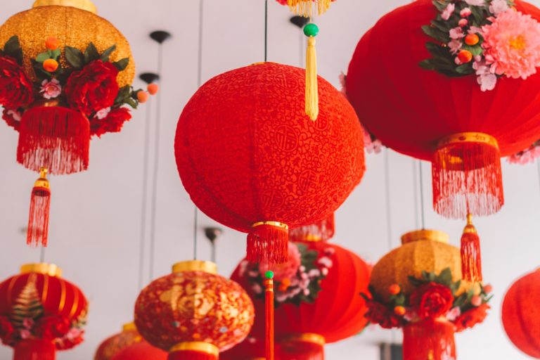 Art asian celebrate china chinese Colorful Decor Decoration elegant Hanging Lamp lanterns oriental ornament red free photo CC0