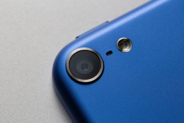 blue camera Close-Up Data Device Flat lay gadget internet iPhone ipod mp3 Music wireless free photo CC0