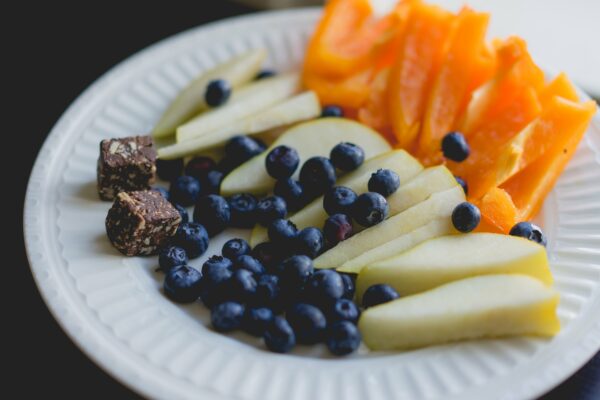 assorted Blueberries Close-Up Colorful diet dish eating Fresh freshness Fruit health Healthy Organic pear Plate platter snack free photo CC0