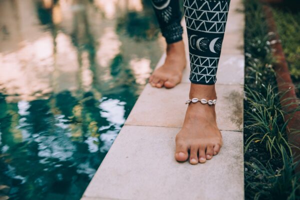 ankle anklet Close-Up foot jewelry legs nature outdoors Person toes walking woman free photo CC0