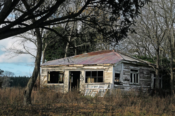 abandoned Antique building clouds countryside damaged deserted field grass landscape rural rustic sky tree vintage weathered Wooden free photo CC0