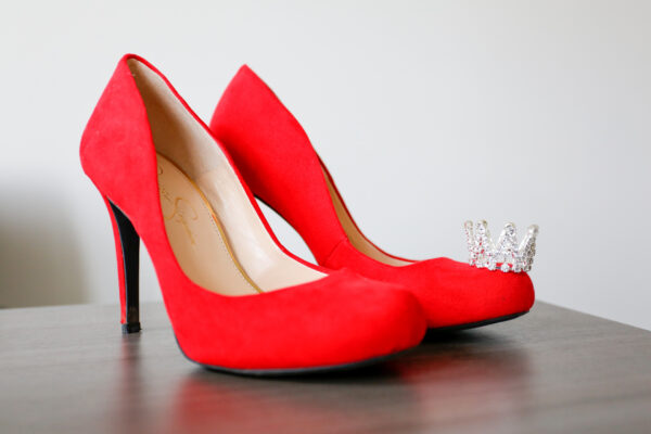classic concept crown design female footwear glamour heels Object princess queen red Shoes stiletto table woman free photo CC0