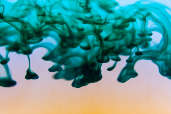 Background creative drop flow green Liquid Motion oil Paint suspended swirl underwater free photo CC0